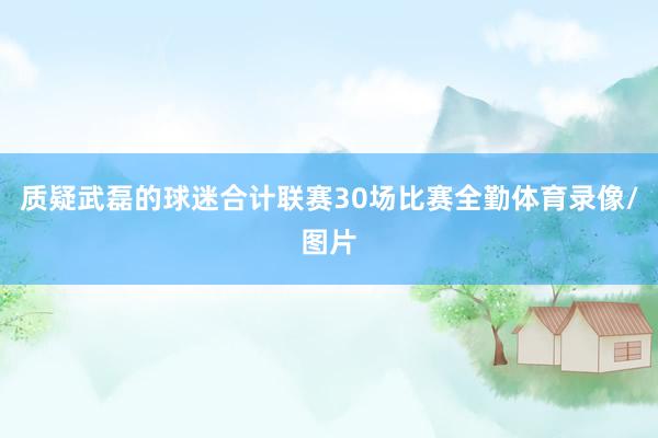 质疑武磊的球迷合计联赛30场比赛全勤体育录像/图片