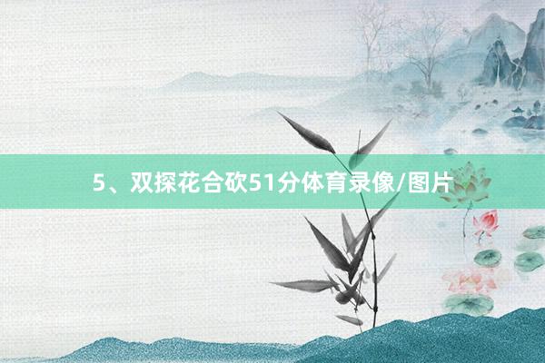 5、双探花合砍51分体育录像/图片