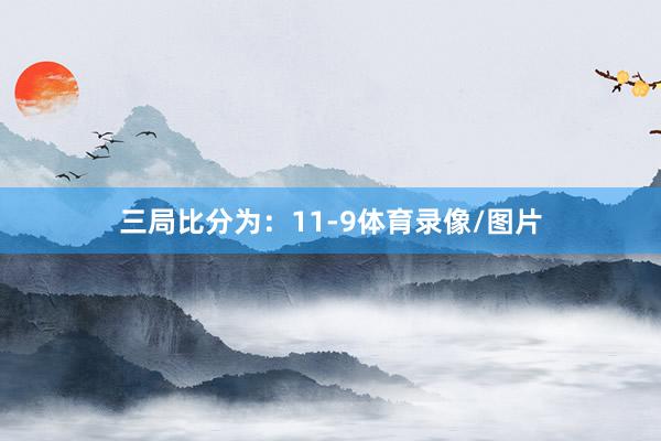 三局比分为：11-9体育录像/图片