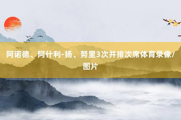 阿诺德、阿什利-扬、努里3次并排次席体育录像/图片