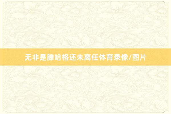 无非是滕哈格还未离任体育录像/图片