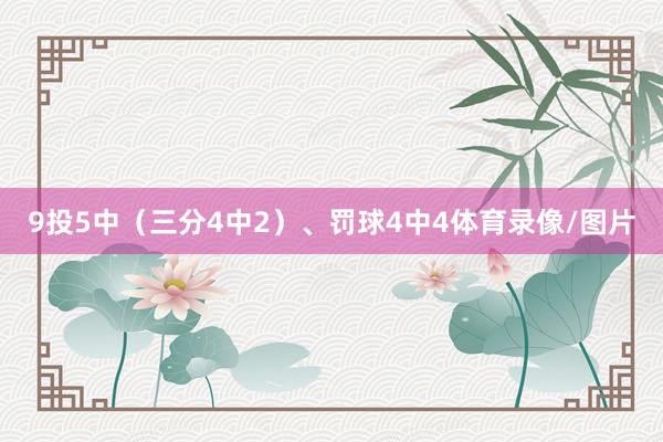 9投5中（三分4中2）、罚球4中4体育录像/图片