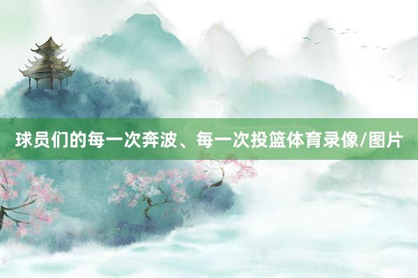 球员们的每一次奔波、每一次投篮体育录像/图片