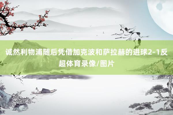 诚然利物浦随后凭借加克波和萨拉赫的进球2-1反超体育录像/图片