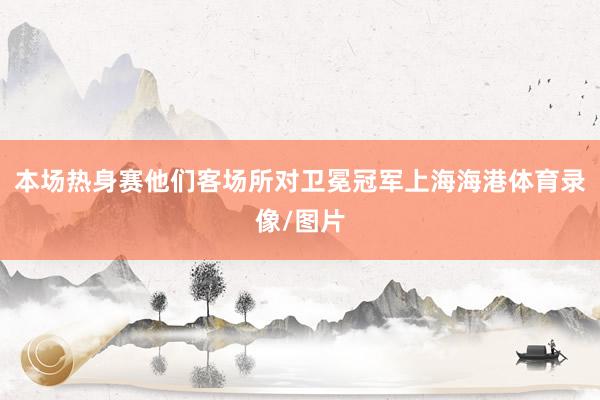 本场热身赛他们客场所对卫冕冠军上海海港体育录像/图片