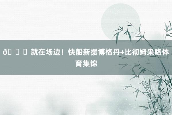 😍就在场边！快船新援博格丹+比彻姆来咯体育集锦