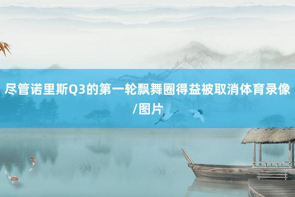 尽管诺里斯Q3的第一轮飘舞圈得益被取消体育录像/图片
