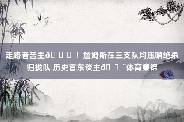 走路者苦主👀！詹姆斯在三支队均压哨绝杀归拢队 历史首东谈主🚨体育集锦