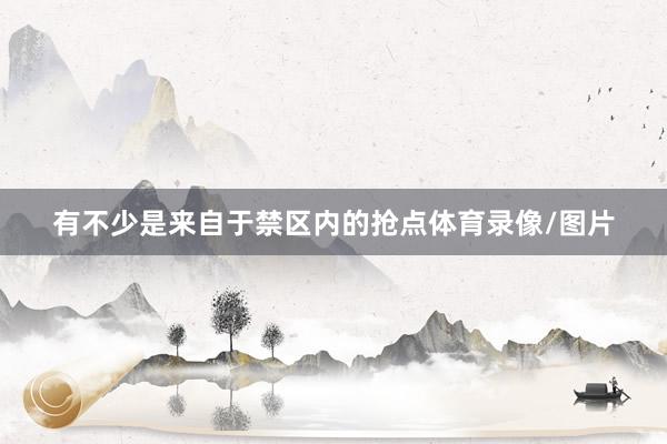 有不少是来自于禁区内的抢点体育录像/图片
