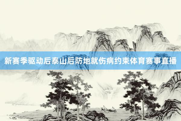 新赛季驱动后泰山后防地就伤病约束体育赛事直播