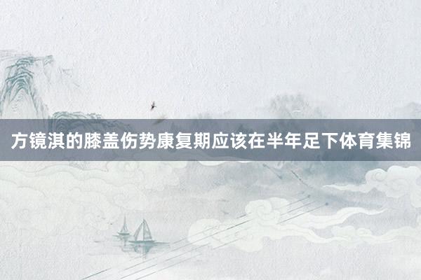 方镜淇的膝盖伤势康复期应该在半年足下体育集锦