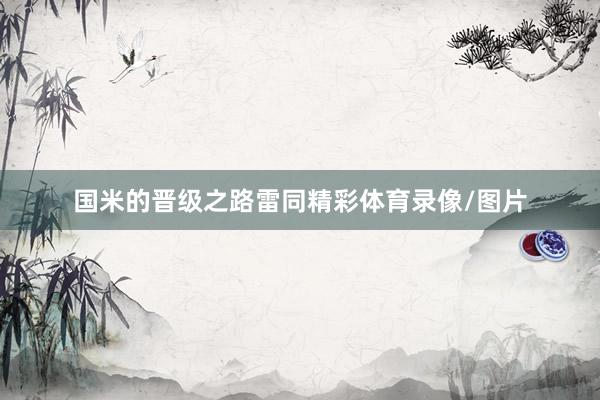 国米的晋级之路雷同精彩体育录像/图片