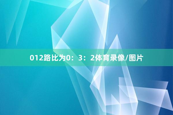 012路比为0：3：2体育录像/图片