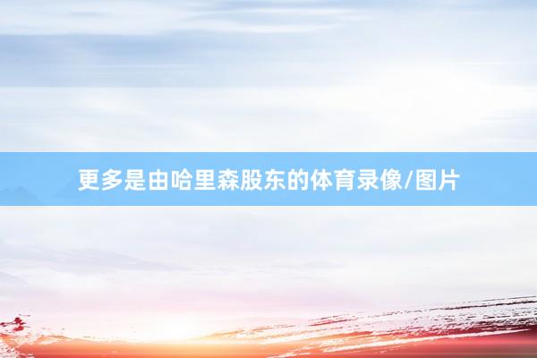 更多是由哈里森股东的体育录像/图片