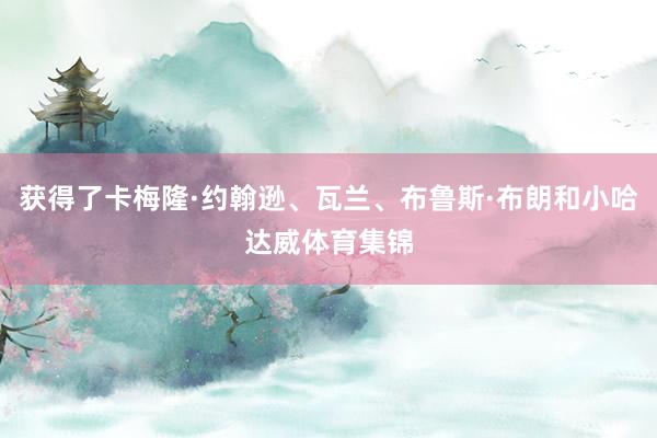 获得了卡梅隆·约翰逊、瓦兰、布鲁斯·布朗和小哈达威体育集锦