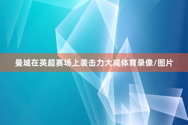 曼城在英超赛场上袭击力大减体育录像/图片