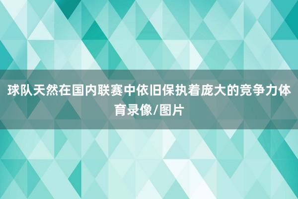 球队天然在国内联赛中依旧保执着庞大的竞争力体育录像/图片
