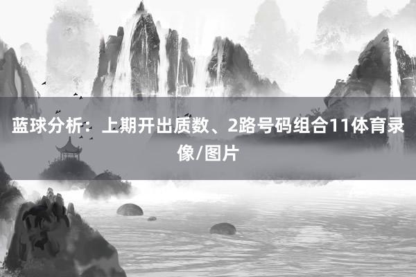 蓝球分析：上期开出质数、2路号码组合11体育录像/图片