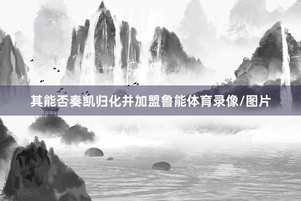 其能否奏凯归化并加盟鲁能体育录像/图片