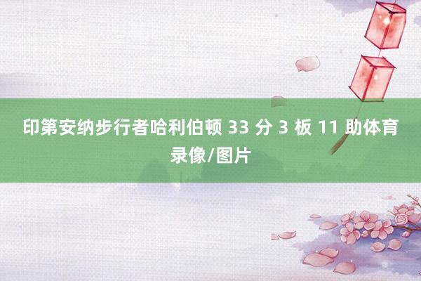 印第安纳步行者哈利伯顿 33 分 3 板 11 助体育录像/图片