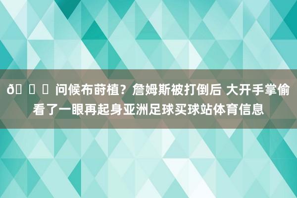 👀问候布莳植？詹姆斯被打倒后 大开手掌偷看了一眼再起身亚洲足球买球站体育信息